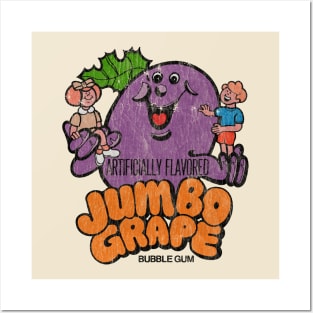 Jumbo Grape bubble gum Posters and Art